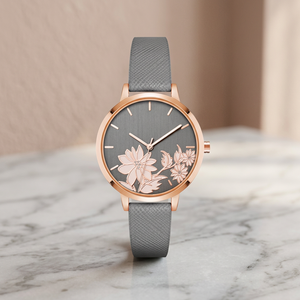 Montre Shengke K0139 à quartz, bracelet en maille d'acier et acrylique, style mode, avec breloque pièce de monnaie antique, étanche et de luxe - Product Image 3