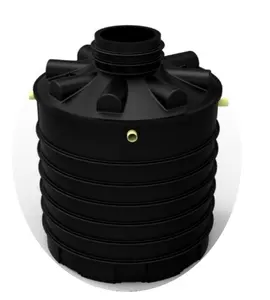 Sistema de tratamiento de aguas residuales doméstico pequeño, tanque de purificación de plantas, 1 cbm - 5 cbm