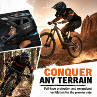Casque de moto tout-terrain intégral portable, 23 aérations, boucle réglable, léger, technologie In-mold, certifié CE, unisexe