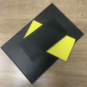 แผ่นรองเคาน์เตอร์บาร์ PVC กันน้ำ ขนาด 18x12 นิ้ว สีดำ ขายตรงจากโรงงาน เป็นมิตรกับสิ่งแวดล้อม ทันสมัย สำหรับอุปกรณ์บาร์ - Product Image 6