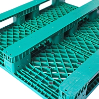 Palette plastique à trois niveaux pour chaîne du froid, en HDPE, résistante aux basses températures, pour entrepôt frigorifique, personnalisable
