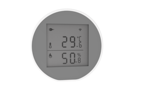 Hygromètre numérique intelligent Tuya Zigbee, thermomètre, température et humidité intérieures, compatible avec Alexa Google Home, matériau ABS - Product Image 2