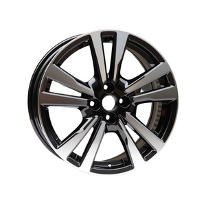 Wholesale Direct 17 Inch Low Cast Rim Multi Spoke Machine Face Black 4x100 PCD for for Kicks - Product Image 1
