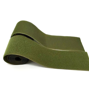 เทปห่วงตะขอสีเขียวกว้าง<span class=keywords><strong>2</strong></span>/5/10ซม. สายรัดวิเศษสำหรับรัดสติกเกอร์แพทช์ผ้าอุปกรณ์เย็บผ้า DIY - Product Image 1