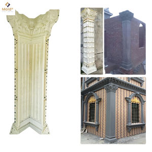 वर्ग आधा दीवार और कोने स्तंभ स्तंभ कंक्रीट मोल्ड सीमेंट मोल्डिंग के लिए गोल एब्स ढालना सजावटी रोमन रूपों के लिए - Product Image 2