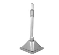 Plaque de compactage pour marteau perforateur 1-3/16 pouces (30 mm) avec burin électrique, plaque de compactage 6x6 pouces
