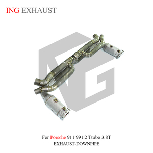 Échappement en titane ING, échappement Catback, downpipe pour 991.2 3.8 avec échappement de haute qualité - Product Image 3
