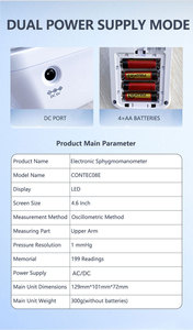 CONTEC08E <span class=keywords><strong>Monitor</strong></span> Tekanan Darah Pintar Mesin Sfigmomanometer Elektronik - Product Image 2