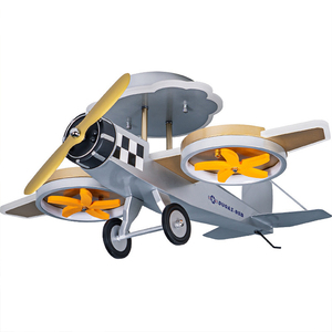 Lámpara de Techo LED de 60W para Habitación Infantil, con Tres Colores de Luz Regulable, Diseño de Avión de Dibujos Animados, para Dormitorio de Niños, Guardería, Jardín de Infancia - Product Image 6