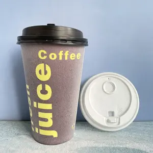 Copo de papel de alta qualidade com processo de espuma para loja de café