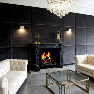 लक्जरी घर सजावट संगमरमर नक्काशी बड़े पश्चिमी हॉट सेलिंग कलाकृति फिप्लेस पत्थर मूर्तिकला - Product Image 1