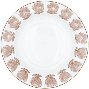 Set de vaisselle en céramique Alice Creative Nordic Ins Style Light Luxury Bean Sand Porcelain Bowl Plate Combination Oval Pattern - Product Image 5