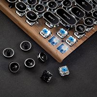 Wireless Hot Swappable RGB Backlit Mechanical Keyboard Rechargeable Spanish 83-Key Retro Punk Keycaps Gaming Mechanical Keyboard