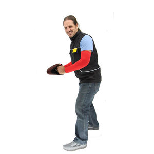 Morsi di addestramento del cane professionale cuscino giovane 6-9 mesi cane mordere il bersaglio 2 manico con 1 anello di lino più spesso cane morso bersaglio - Product Image 6