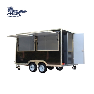 Remorque de Restauration Mobile d'Occasion JX-FS350 avec Réfrigérateur, Congélateur et Barbecue – Idéale pour la Vente de Hot-dogs, Bonbons et Glaces - Product Image 3