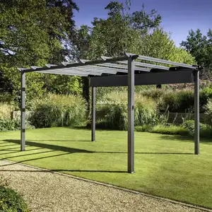 Pergola Kits with Roof With Retractable Pergola Roof Awning Aluminum Pergola And Carport