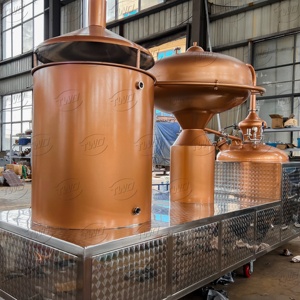 500L Capacité Cuivre Charente Toujours pour Boisson Esprit Distillation Boîte de Vitesses Pompe Moteur Noyau Rhum Brandy Fruits Vin Reflux Stills - Product Image 3