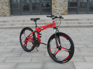 Vélo de montagne pliable personnalisé en gros OEM vélo à suspension intégrale avec cadre en acier au carbone pour adulte - Product Image 5