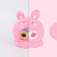 Mignonne boîte surprise en vinyle et peluche avec design en coton (yeux et visage)  Porte-clés en peluche personnalisé en forme de sac à dos de mouton Fournisseur de jouets en peluche personnalisés
