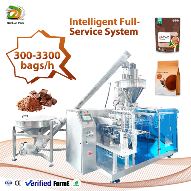 Automatic Premade Pouch Auger Filling Machine for Cocoa Powder Coffee Ground Powder