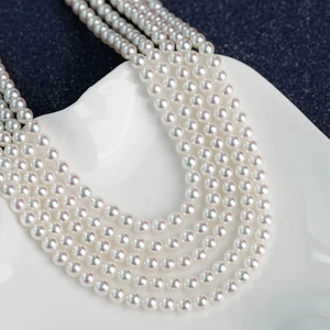 Perlas Redondas de Agua Dulce 100% Naturales AAAAA de 4-5 mm, Forma Barroca, Estilo Moderno para la Elaboración de Joyas, Color <span class=keywords><strong>Perla</strong></span> de Arroz - Product Image 4
