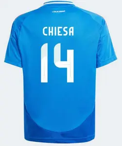 Euro coppa 2024 Italia maglia Calcio Maglie Da Calcio versione giocatore Maglie Da Calcio TOTTI VERRATTI CHIESA Italia 23 24 Calcio