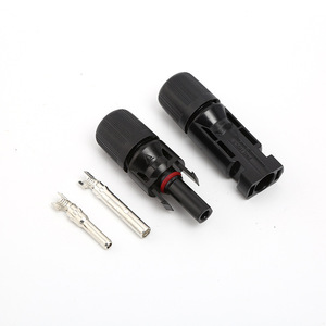 Mc4 <b>Connector</b> Plug In Dc <b>Solar</b> <b>Panel</b> Adapter Fireproof Material Short Circuit Protection - Product Image 1