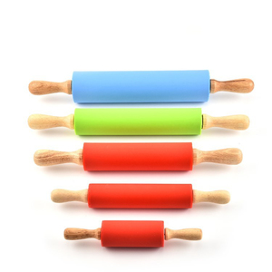 Rouleau à pâtisserie en silicone écologique pour la pâtisserie, la cuisson, les pâtes, la pizza - Marque <span class=keywords><strong>EVERSON</strong></span> - Product Image 2