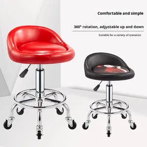 <span class=keywords><strong>Taburete</strong></span> <span class=keywords><strong>de</strong></span> <span class=keywords><strong>trabajo</strong></span> grande giratorio <span class=keywords><strong>de</strong></span> diseño moderno ajustable Silla <span class=keywords><strong>de</strong></span> ocio <span class=keywords><strong>de</strong></span> acero inoxidable <span class=keywords><strong>con</strong></span> <span class=keywords><strong>respaldo</strong></span> <span class=keywords><strong>de</strong></span> silla <span class=keywords><strong>de</strong></span> peluquero estilo moderno - Product Image 5