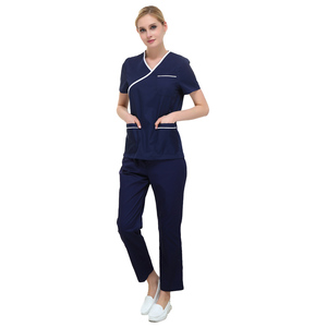 홍보용 태국 마사지 스파 튜닉 유니폼 여성 미용사 작업복 유니폼 세트 (호텔 및 뷰티 살롱 의료용 스크럽) - Product Image 4