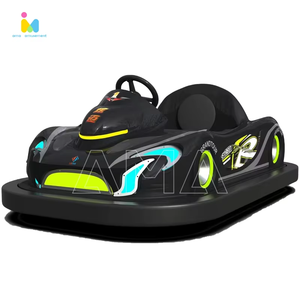 Vente en gros d'usine de voitures tamponneuses en plastique renforcé de fibre de verre 2 joueurs machine de jeu d'arcade alimentée par batterie voiture tamponneuse à vendre - Product Image 2