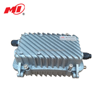 Mini receptor de fibra exterior de 2 puertos Nodo óptico AC220V AGC CATV 2 salidas FTTB Equipo de interior
