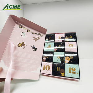 Boîte de <span class=keywords><strong>calendrier</strong></span> de l'<span class=keywords><strong>avent</strong></span> personnalisée pour chat, boîte cadeau, boîte surprise pour chiens et chats, jouets pour animaux de compagnie - Product Image 2