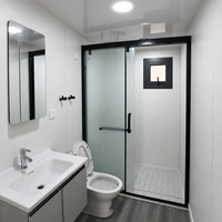 Maison conteneur modulaire préfabriquée personnalisable en usine, pliable à double aile, extensible, 20 pieds, 40 pieds, 2 ou 3 chambres