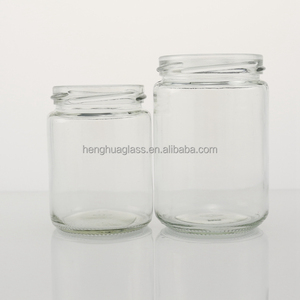 Bán Buôn 300Ml 10Oz Thực Phẩm Container Thủy Tinh Lưu Trữ Jar Vòng Rộng Miệng Mật Ong Mứt Dưa Chua Canning Bơ Đậu Phộng Jar Với Lug Nắp - Product Image 4