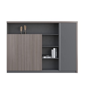 Modern Wooden Lateral 2 Double door 4/5 Drawer Lockable File Cabinet Supplier