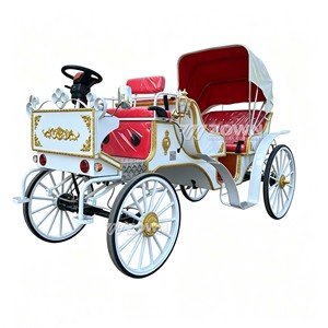 Nuevo Estilo de Carruaje Eléctrico Clásico de 4 Ruedas, Personalizado, de Lujo, para Turismo, Bodas, Hoteles Reales, Marca ZOWN, 2 Años de Garantía - Product Image 2