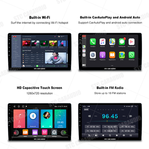 Stéréo voiture Android 7 '9' 10 'IPS GPS Wifi 1 Din Android autoradio écran tactile Carplay Auto Android + HD caméra multimédia pour voiture - Product Image 3