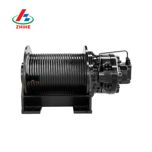 Grand treuil de levage hydraulique de grue de treuil d'ancrage de tambour hydraulique de chute libre résistante à vendre - Product Image 2