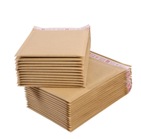 Emballage personnalisé brun papier Kraft Compostable écologique rembourré A4 à bulles pour la poste