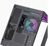 Boîtier PC de jeu SAMA ATX, châssis d'ordinateur anti-poussière en ABS et alliage d'aluminium