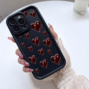 Cover per Telefono Cellulare in TPU Antiurto con Stampa Cuore Rosso Lucido e Design a Scala per <span class=keywords><strong>Samsung</strong></span> Galaxy A07 A17 A56 S26 Ultra - Product Image 2