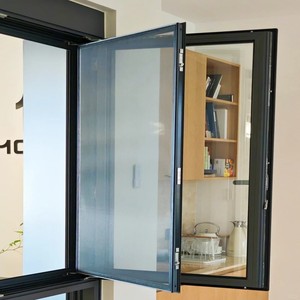 Ventanas Abatibles de Aluminio, Ventanas Corredizas de Aluminio 6060 T66, Ventanas Oscilobatientes de Aluminio con Vidrio Templado - Product Image 1