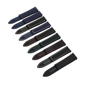 Bracelet de montre sport de luxe en tissu toile respirant et imperméable, hybride acier inoxydable, à dégagement rapide, 20 mm - Product Image 4