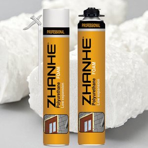 Mousse d'étanchéité PU forte en gros 500ml 750ml pour l'isolation thermique et l'emballage en construction - Marque ZHANHE Durée de vie 12 mois - Product Image 1