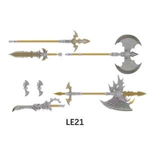 LE21-<span class=keywords><strong>23</strong></span> Bloques de Construcción Pequeños, Minifiguras <span class=keywords><strong>Berserk</strong></span>, Juguetes, Regalos, Personajes, DIY, Plástico, Educativos, Sets de Bloques de Construcción para Niños - Product Image 2