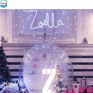 Globo de Nieve Inflable de Navidad Personalizado de Alta Calidad de Fábrica, Globo con Impresión de Fondo Personalizada SG-001 Inflatabl - Product Image 2