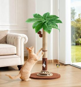 <span class=keywords><strong>Arbre</strong></span> à <span class=keywords><strong>chat</strong></span> moderne et abordable en sisal crème, avec structure d'escalade, tour d'activités en corde de sisal et grande maison de jeu <span class=keywords><strong>pour</strong></span> chats de grande taille - Product Image 5
