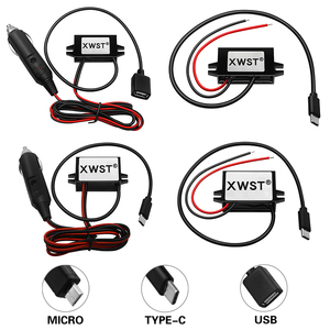 ที่ชาร์จในรถยนต์ DC QC3.0 ชาร์จเร็ว 12V 24V 36V 48V 60V 72V เป็น 5V 18W ตัวแปลง USB สำหรับชาร์จโทรศัพท์มือถือแบบเร็ว สำหรับโทรศัพท์ <span class=keywords><strong>Apple</strong></span> Huawei - Product Image 2