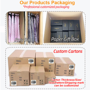 منتجات الأكثر مبيعًا ذات جودة عالية، ربطة عنق مصنوعة يدويًا 100%، ربطات عنق حريرية منسوجة فعالة من حيث التكلفة للرجال في مجال الأعمال - Product Image 6